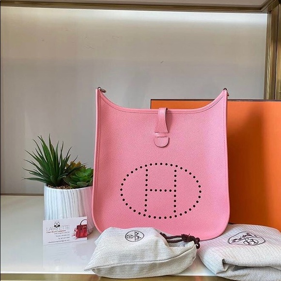 Hermes Evelyne GM Epsom Pink - Picture 1 of 5